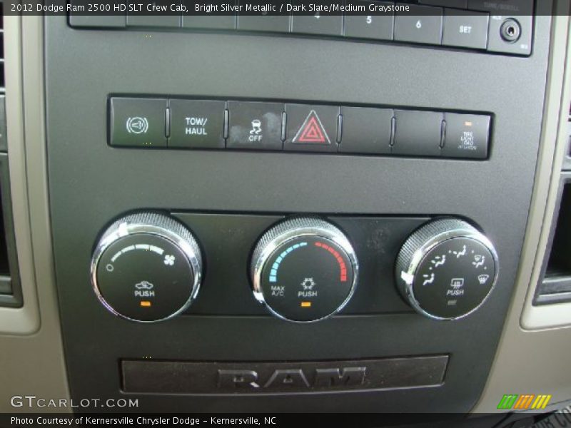 Bright Silver Metallic / Dark Slate/Medium Graystone 2012 Dodge Ram 2500 HD SLT Crew Cab