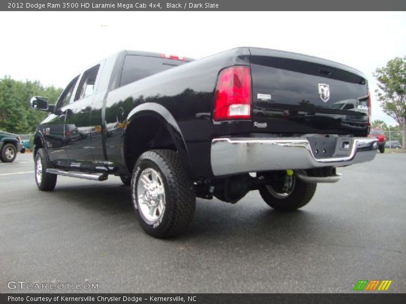 Black / Dark Slate 2012 Dodge Ram 3500 HD Laramie Mega Cab 4x4