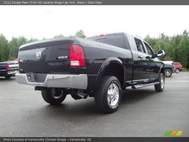Black / Dark Slate 2012 Dodge Ram 3500 HD Laramie Mega Cab 4x4