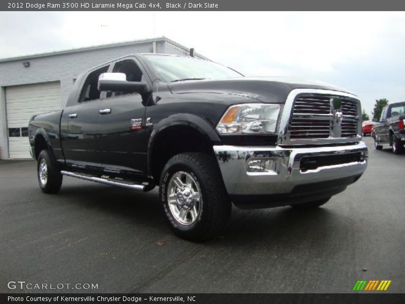 Black / Dark Slate 2012 Dodge Ram 3500 HD Laramie Mega Cab 4x4