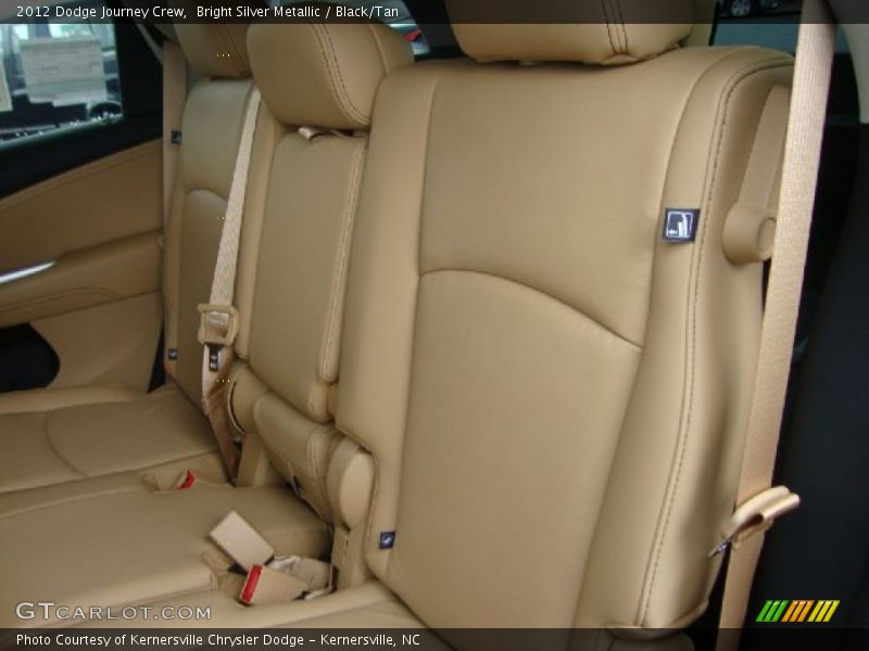 Bright Silver Metallic / Black/Tan 2012 Dodge Journey Crew