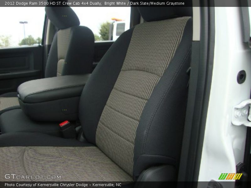 Bright White / Dark Slate/Medium Graystone 2012 Dodge Ram 3500 HD ST Crew Cab 4x4 Dually