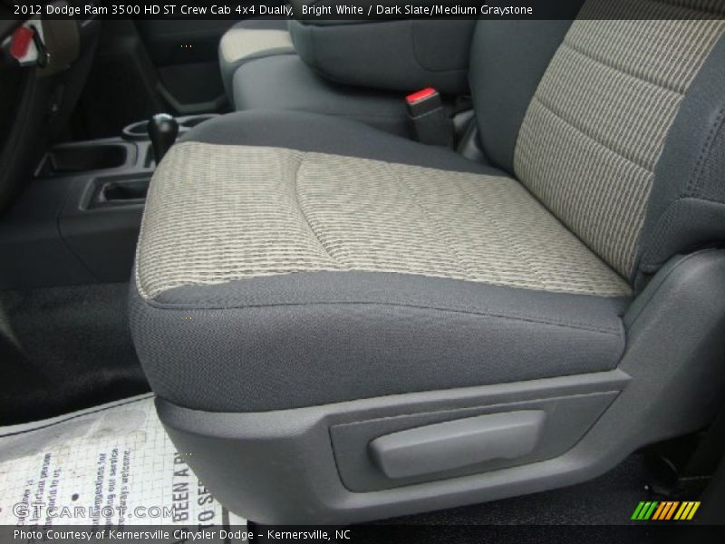 Bright White / Dark Slate/Medium Graystone 2012 Dodge Ram 3500 HD ST Crew Cab 4x4 Dually