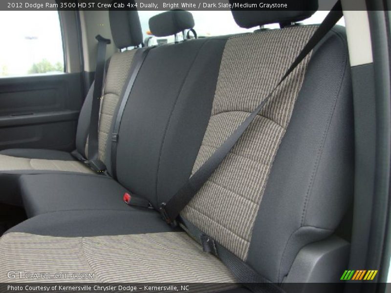 Bright White / Dark Slate/Medium Graystone 2012 Dodge Ram 3500 HD ST Crew Cab 4x4 Dually