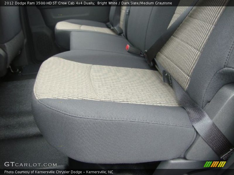 Bright White / Dark Slate/Medium Graystone 2012 Dodge Ram 3500 HD ST Crew Cab 4x4 Dually