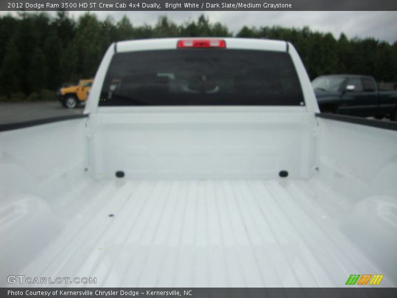 Bright White / Dark Slate/Medium Graystone 2012 Dodge Ram 3500 HD ST Crew Cab 4x4 Dually