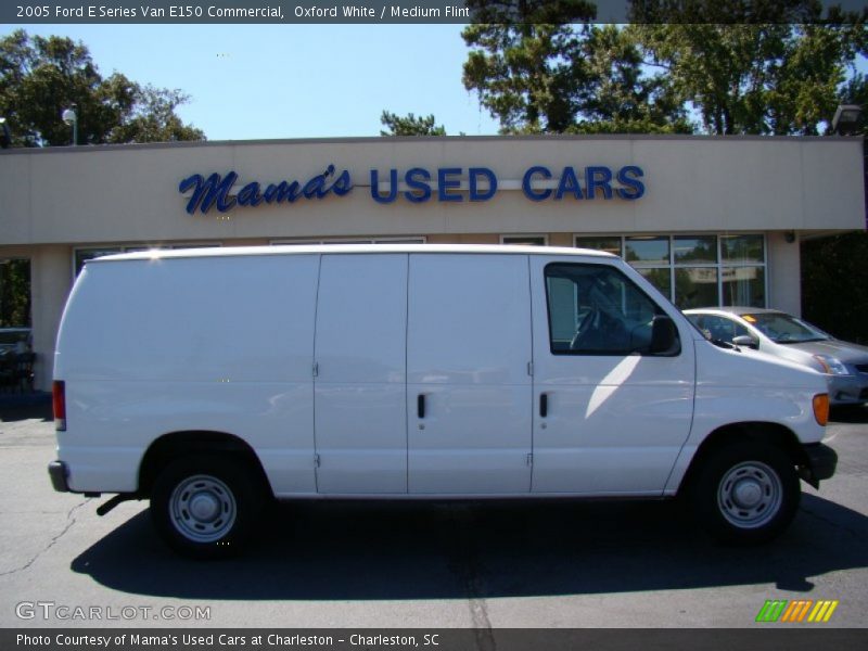 Oxford White / Medium Flint 2005 Ford E Series Van E150 Commercial