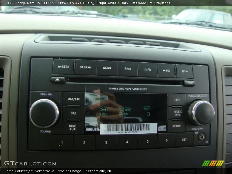 Audio System of 2012 Ram 3500 HD ST Crew Cab 4x4 Dually