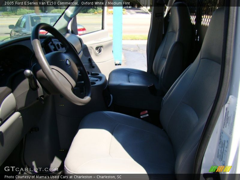 Oxford White / Medium Flint 2005 Ford E Series Van E150 Commercial