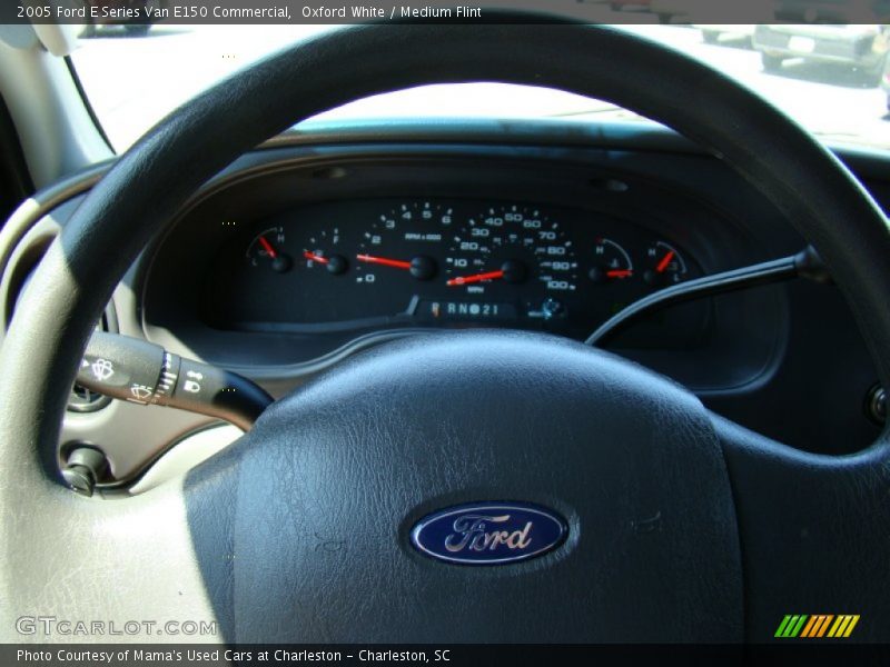Oxford White / Medium Flint 2005 Ford E Series Van E150 Commercial