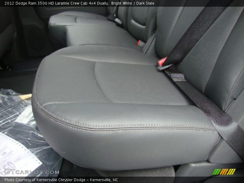 Bright White / Dark Slate 2012 Dodge Ram 3500 HD Laramie Crew Cab 4x4 Dually