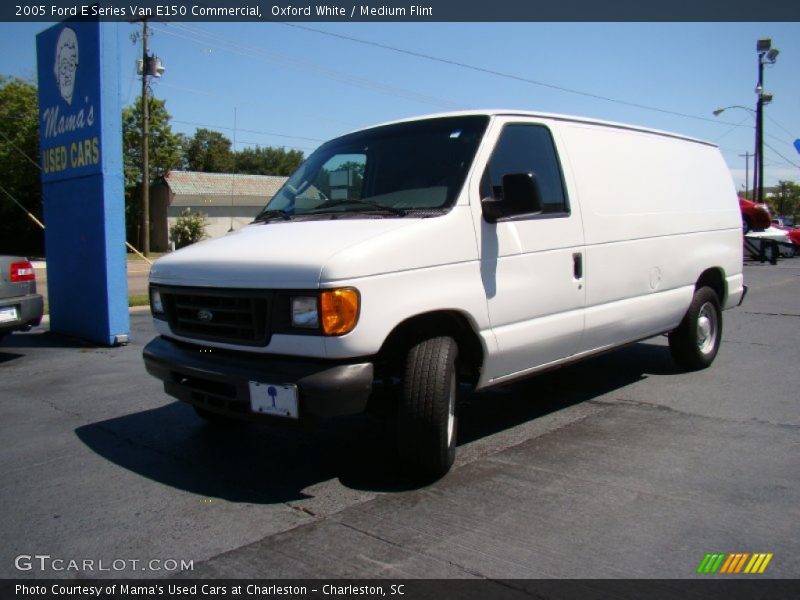 Oxford White / Medium Flint 2005 Ford E Series Van E150 Commercial