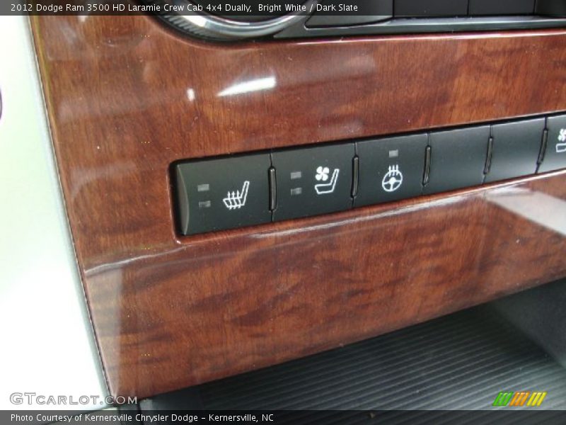Bright White / Dark Slate 2012 Dodge Ram 3500 HD Laramie Crew Cab 4x4 Dually