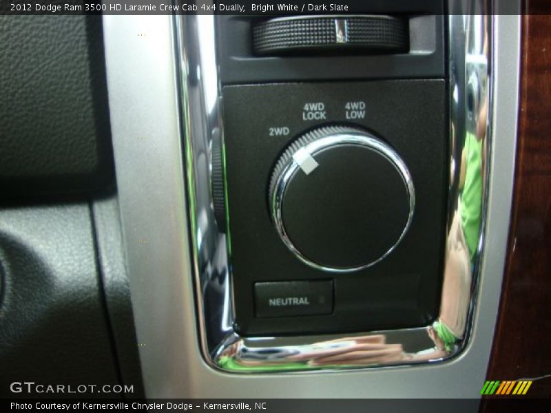 Bright White / Dark Slate 2012 Dodge Ram 3500 HD Laramie Crew Cab 4x4 Dually