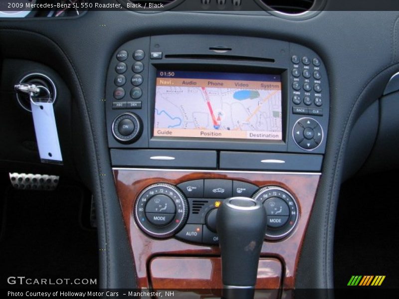 Navigation of 2009 SL 550 Roadster