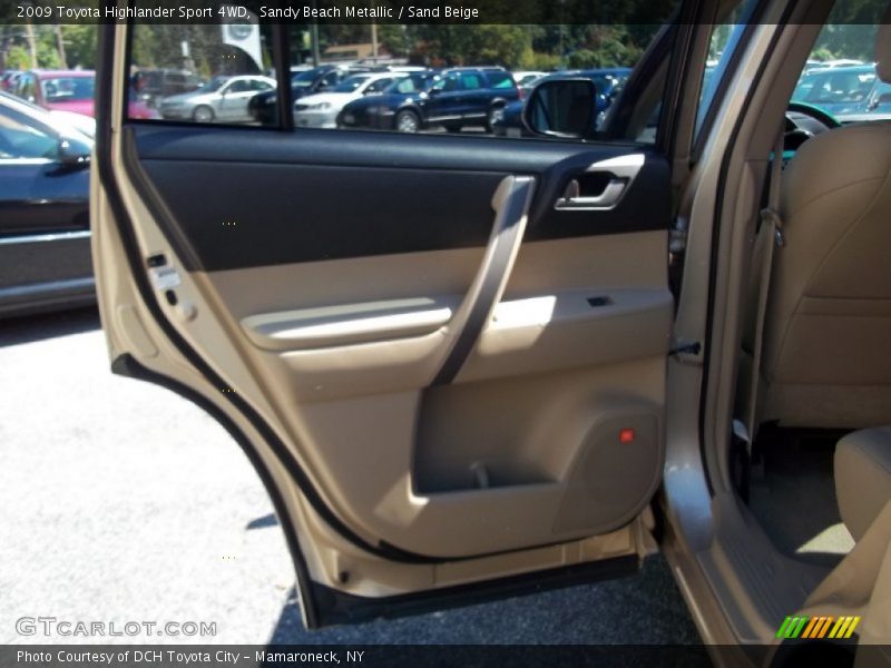 Sandy Beach Metallic / Sand Beige 2009 Toyota Highlander Sport 4WD
