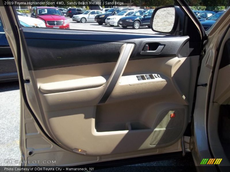 Sandy Beach Metallic / Sand Beige 2009 Toyota Highlander Sport 4WD