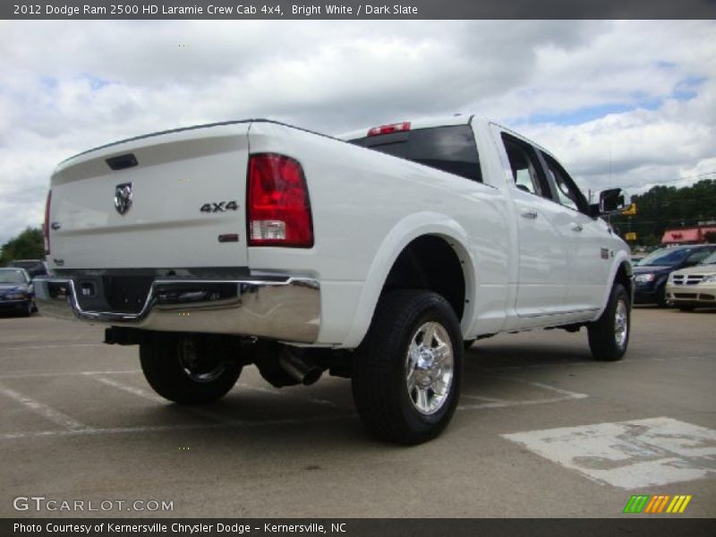 Bright White / Dark Slate 2012 Dodge Ram 2500 HD Laramie Crew Cab 4x4