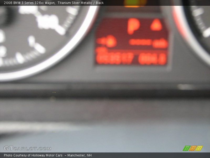 Titanium Silver Metallic / Black 2008 BMW 3 Series 328xi Wagon