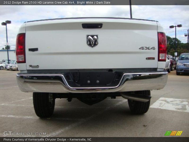 Bright White / Dark Slate 2012 Dodge Ram 2500 HD Laramie Crew Cab 4x4
