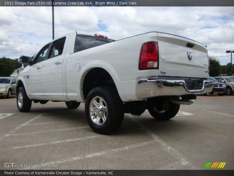 Bright White / Dark Slate 2012 Dodge Ram 2500 HD Laramie Crew Cab 4x4