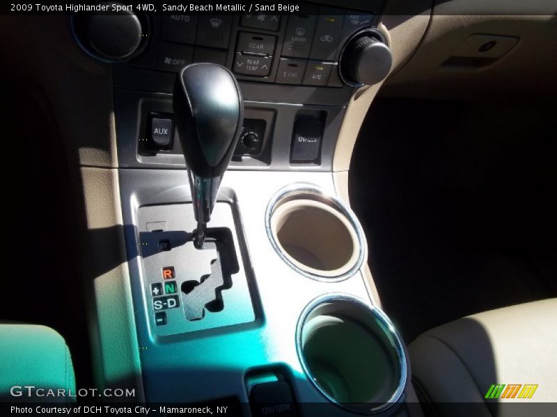 Sandy Beach Metallic / Sand Beige 2009 Toyota Highlander Sport 4WD
