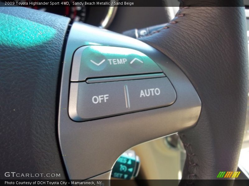 Sandy Beach Metallic / Sand Beige 2009 Toyota Highlander Sport 4WD