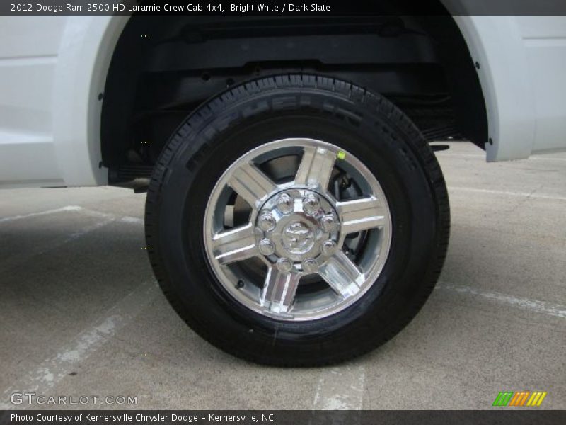 Bright White / Dark Slate 2012 Dodge Ram 2500 HD Laramie Crew Cab 4x4