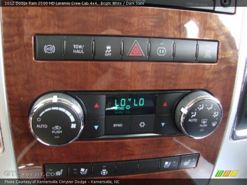 Bright White / Dark Slate 2012 Dodge Ram 2500 HD Laramie Crew Cab 4x4