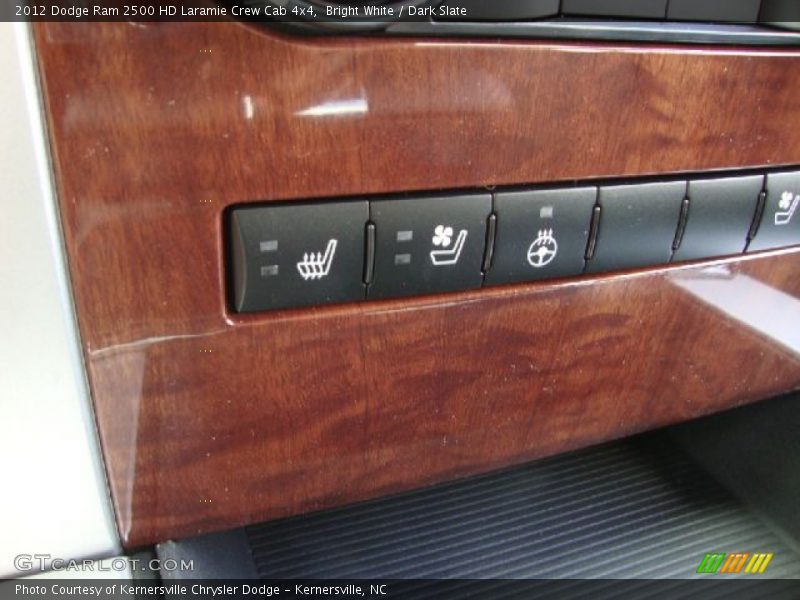 Bright White / Dark Slate 2012 Dodge Ram 2500 HD Laramie Crew Cab 4x4