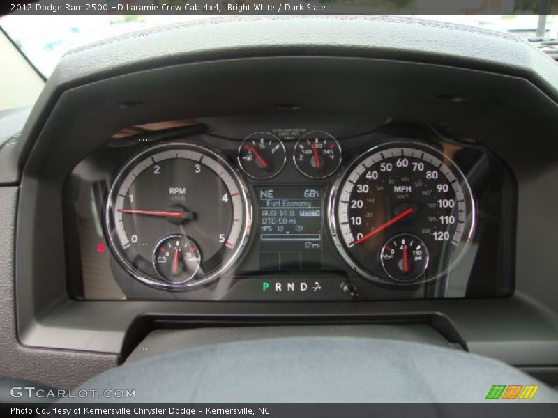 Bright White / Dark Slate 2012 Dodge Ram 2500 HD Laramie Crew Cab 4x4