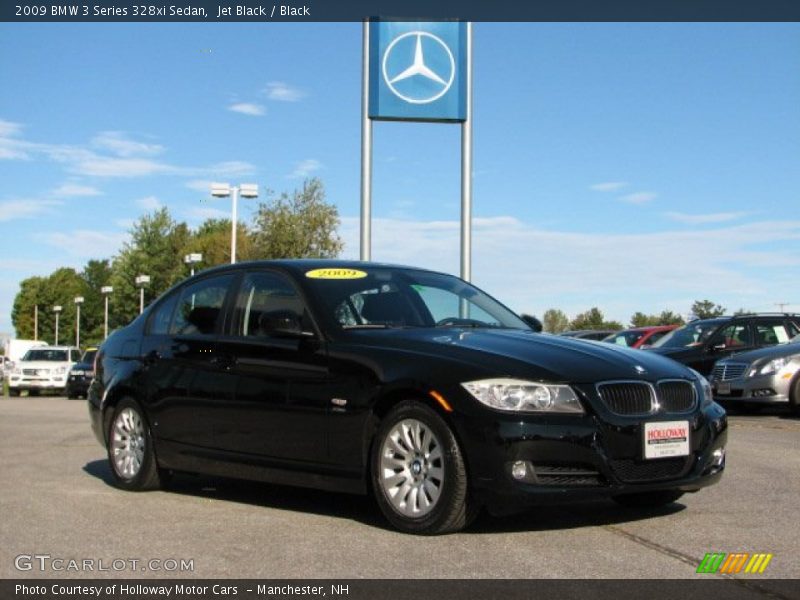 Jet Black / Black 2009 BMW 3 Series 328xi Sedan