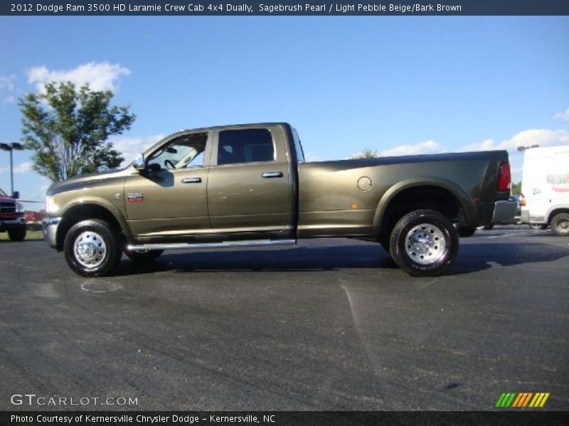  2012 Ram 3500 HD Laramie Crew Cab 4x4 Dually Sagebrush Pearl