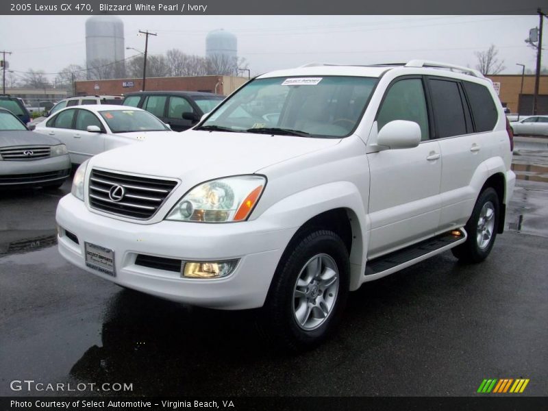 Blizzard White Pearl / Ivory 2005 Lexus GX 470
