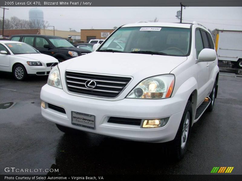 Blizzard White Pearl / Ivory 2005 Lexus GX 470