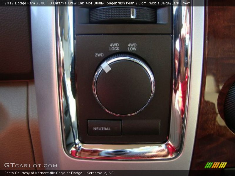 Sagebrush Pearl / Light Pebble Beige/Bark Brown 2012 Dodge Ram 3500 HD Laramie Crew Cab 4x4 Dually