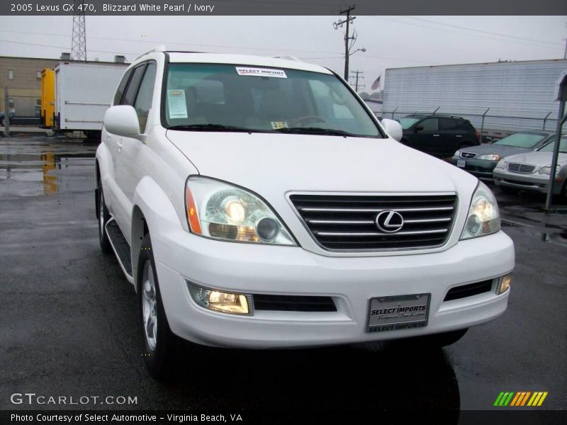 Blizzard White Pearl / Ivory 2005 Lexus GX 470