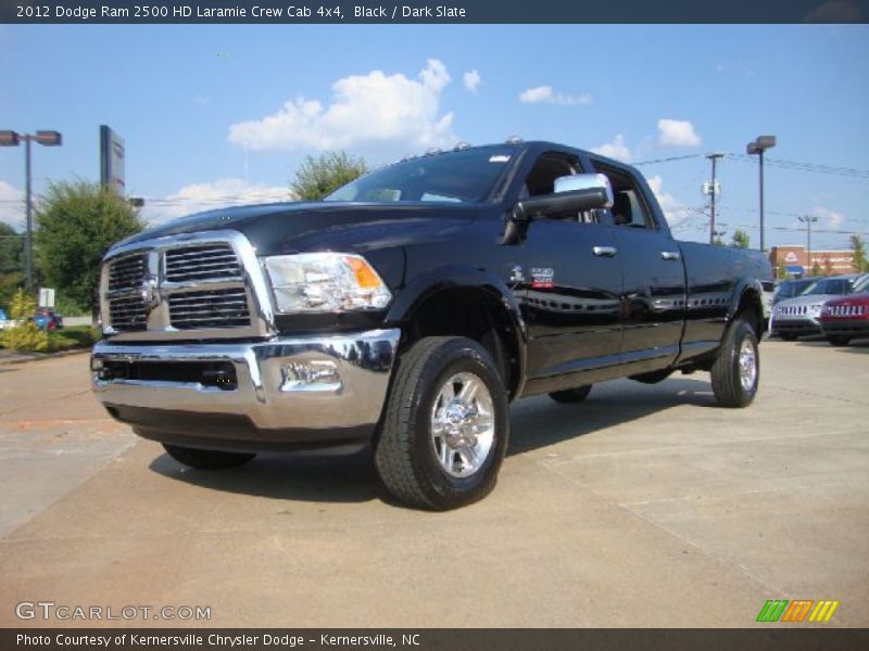 Black / Dark Slate 2012 Dodge Ram 2500 HD Laramie Crew Cab 4x4