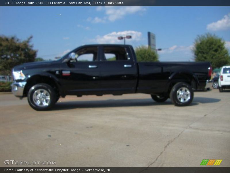 Black / Dark Slate 2012 Dodge Ram 2500 HD Laramie Crew Cab 4x4