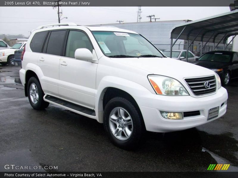 Blizzard White Pearl / Ivory 2005 Lexus GX 470