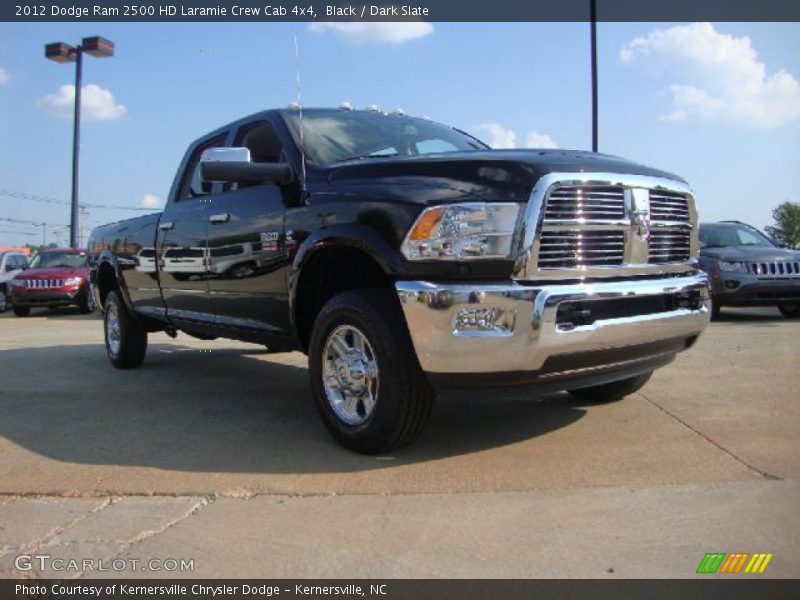 Black / Dark Slate 2012 Dodge Ram 2500 HD Laramie Crew Cab 4x4