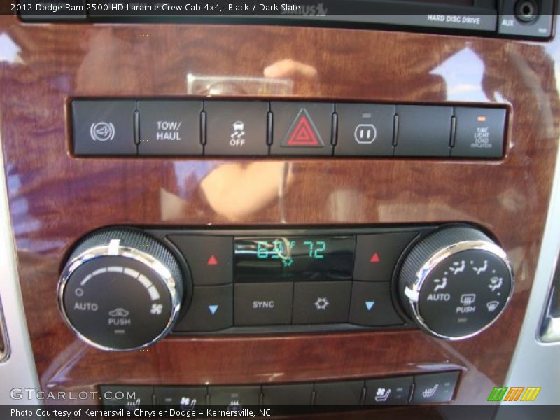 Black / Dark Slate 2012 Dodge Ram 2500 HD Laramie Crew Cab 4x4