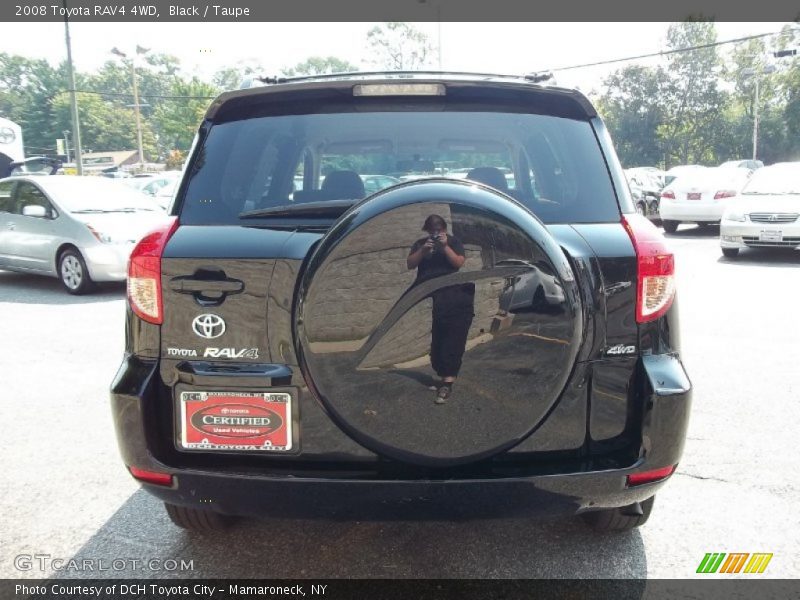 Black / Taupe 2008 Toyota RAV4 4WD