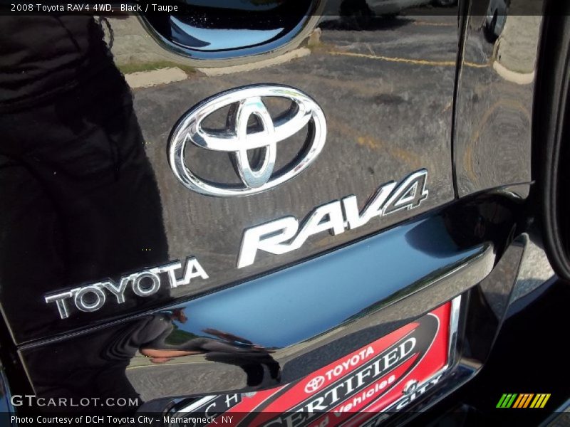Black / Taupe 2008 Toyota RAV4 4WD