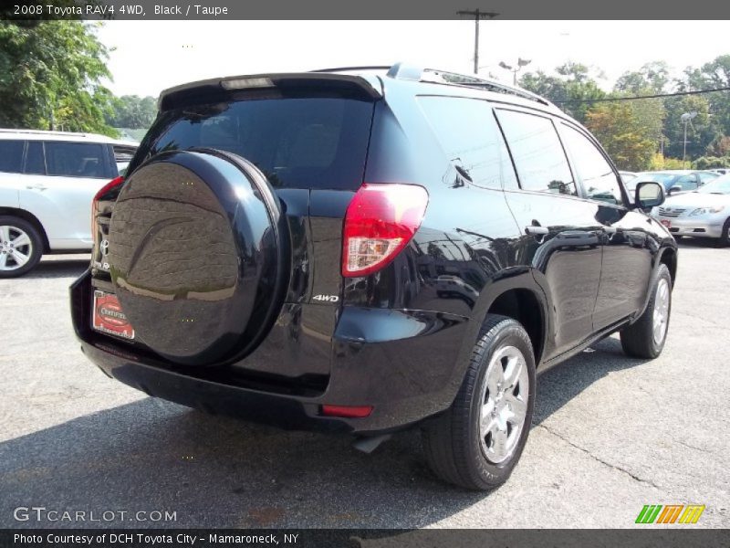 Black / Taupe 2008 Toyota RAV4 4WD