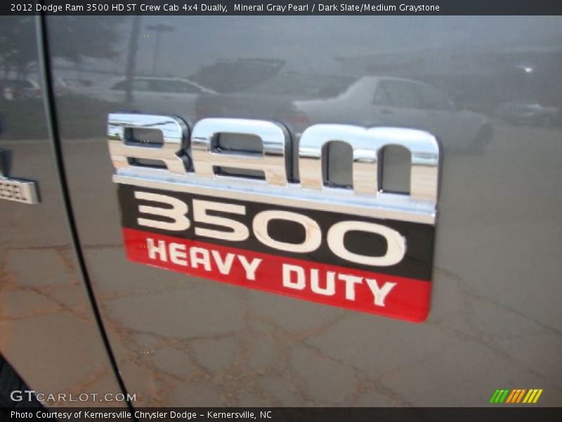 Mineral Gray Pearl / Dark Slate/Medium Graystone 2012 Dodge Ram 3500 HD ST Crew Cab 4x4 Dually
