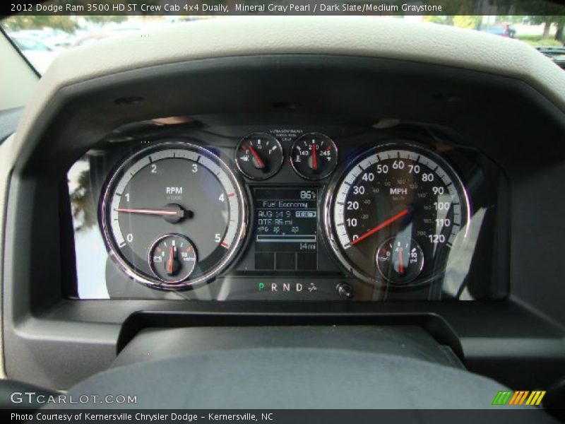 Mineral Gray Pearl / Dark Slate/Medium Graystone 2012 Dodge Ram 3500 HD ST Crew Cab 4x4 Dually