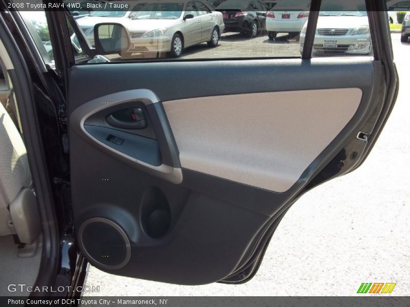 Black / Taupe 2008 Toyota RAV4 4WD