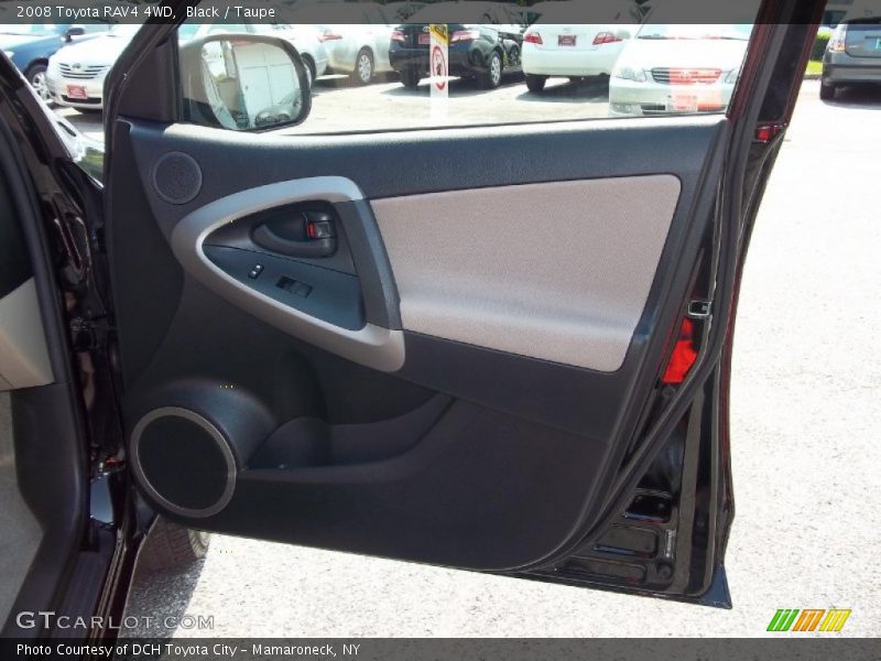 Black / Taupe 2008 Toyota RAV4 4WD