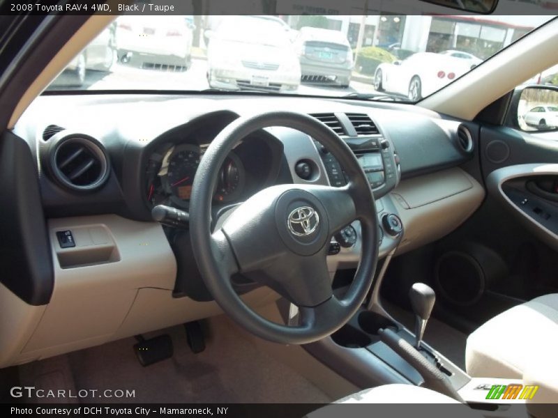 Black / Taupe 2008 Toyota RAV4 4WD